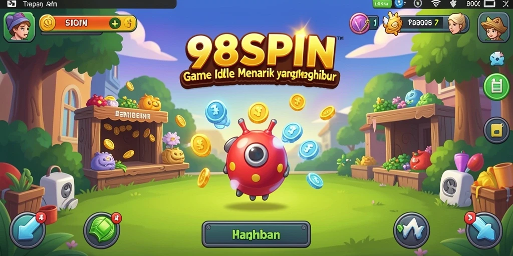 Tampilan gameplay 98SPIN yang santai dan menghibur.