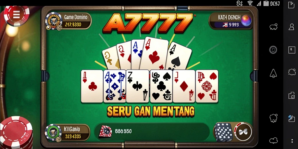 Gameplay domino yang menyenangkan dan interaktif di A7777.