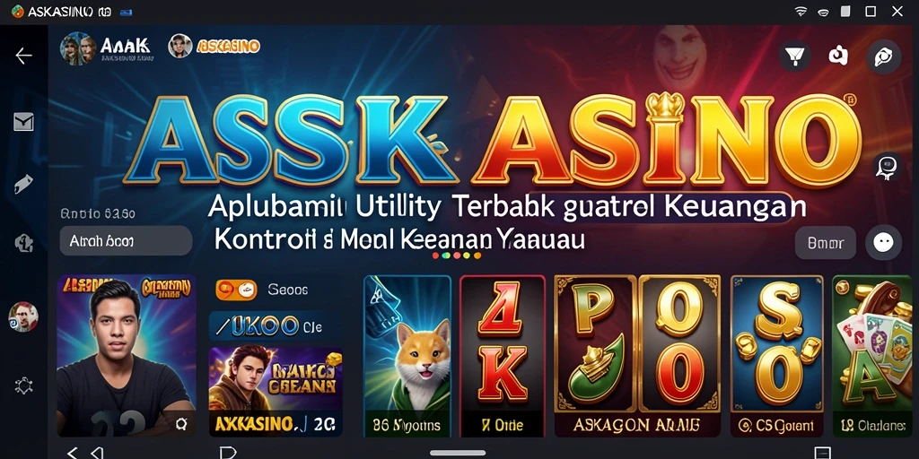 Tampilan antarmuka pengguna <strong>ASKASINO</strong> yang bersih dan informatif.
