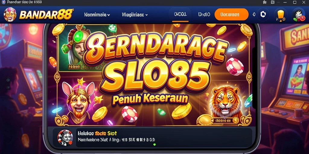 Screenshot gameplay BANDAR88 menunjukkan keseruan bermain slot yang menawan.