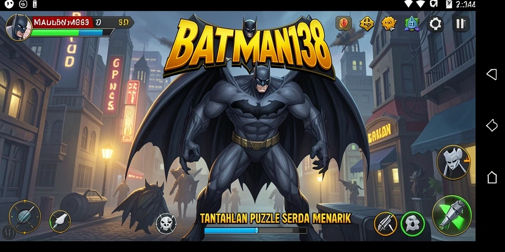 Gameplay seru BATMAN138 dengan tantangan puzzle menarik.