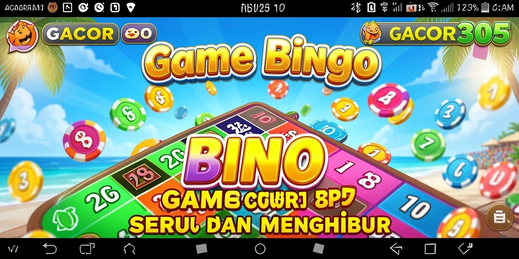 Tampilan gameplay Bingo GACOR305 yang seru dan interaktif.