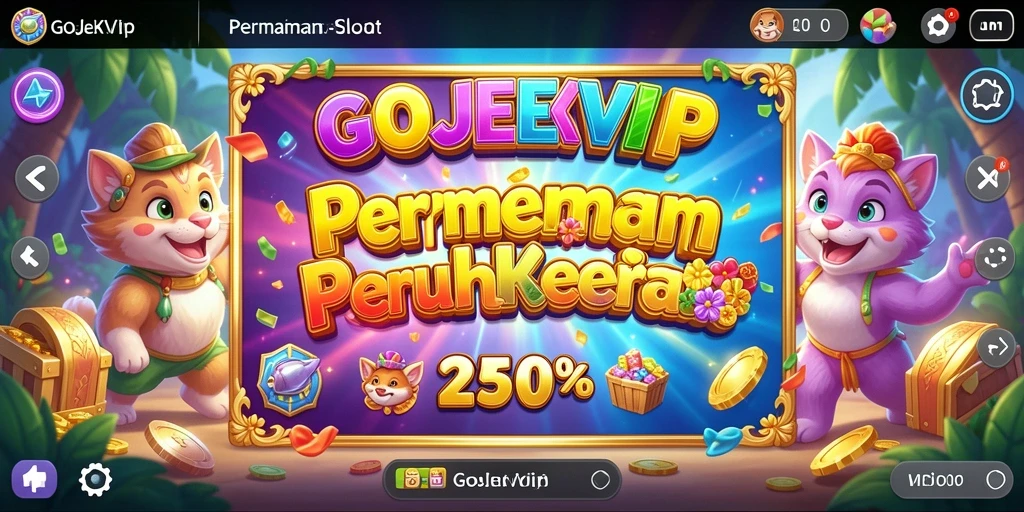 Tampilan gameplay menarik dari permainan Slot GOJEKVIP.
