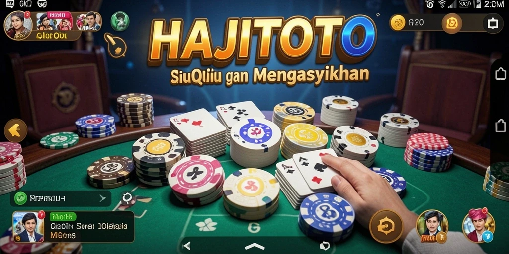 Gameplay seru QiuQiu di HAJITOTO dengan teman-teman.