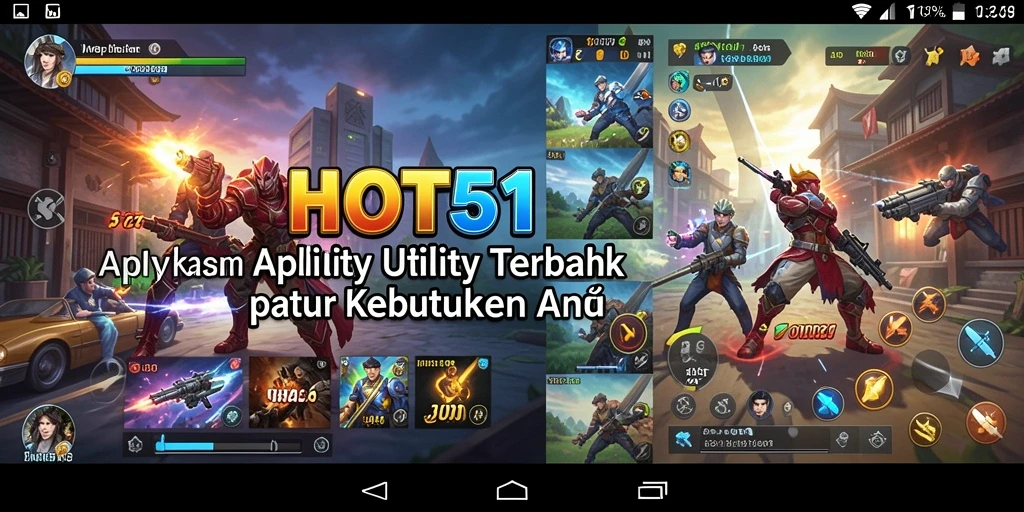 Tampilan utama aplikasi HOT51 dengan fitur penjadwalan yang intuitif.