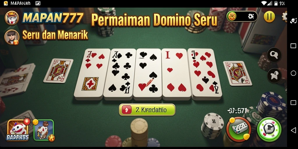 Tampilan gameplay yang dinamis dan menantang dalam MAPAN777.