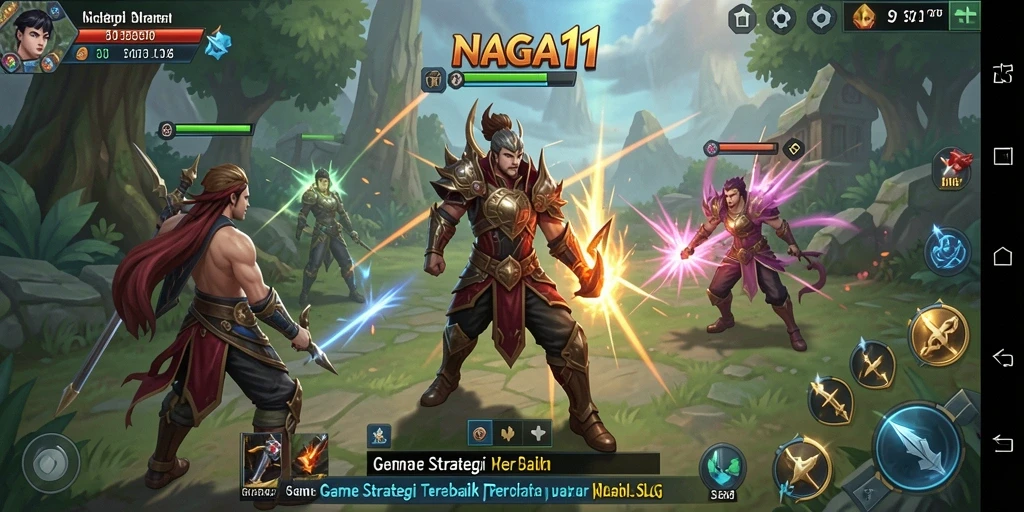 Tampilan gameplay SLG yang menegangkan dan strategis di NAGA11.