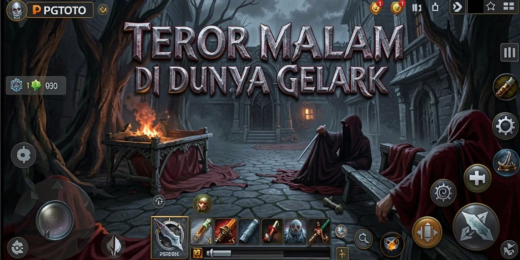 Tangkapan layar PGTOTO menampilkan suasana menegangkan di dalam game.