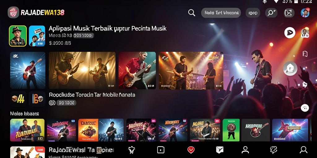 Tangkapan layar utama RAJADEWA138 menampilkan pengalaman bermain musik yang dinamis.
