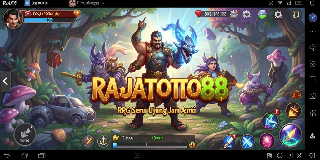 Tampilan gameplay RAJATOTO88 yang memukau dan penuh aksi.