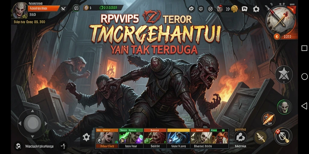 Tampilan gameplay RPVIP5 yang mencekam dan menyeramkan.