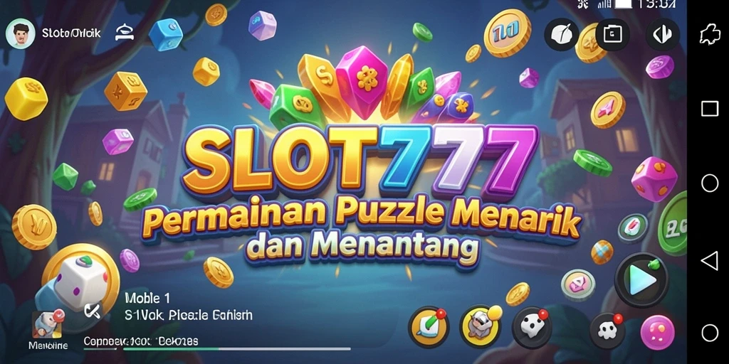 Tampilan gameplay SLOT777 yang menarik dalam menyelesaikan teka-teki.
