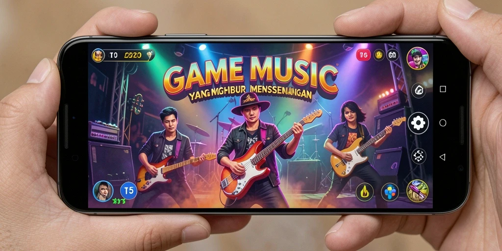 Screenshot dari gameplay T6 menampilkan serunya bermain musik.