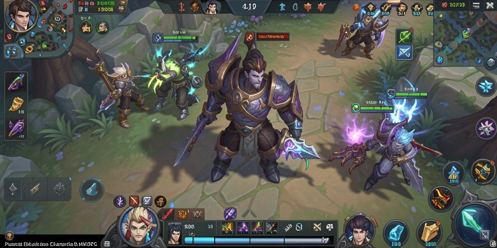 Tangkapan layar menampilkan aksi seru dalam permainan MMORPG.