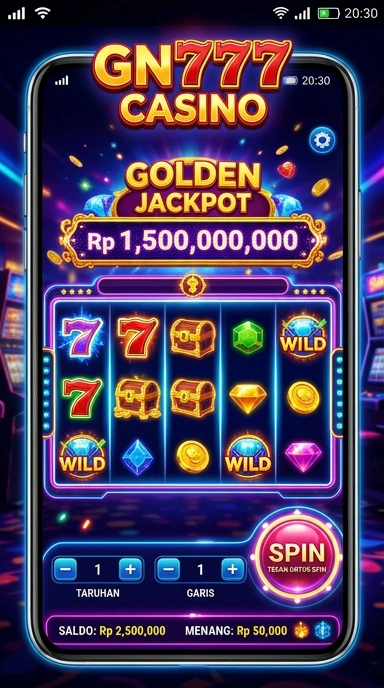 Screenshot aplikasi gn777 dengan tampilan antarmuka yang intuitif.